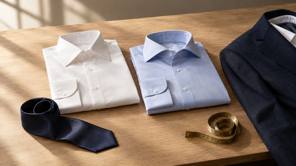 Skjorte under dress – krage, farge og passform som stemmer